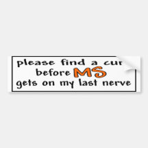 Last Nerve Bumper Sticker