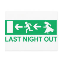 last night out postcard