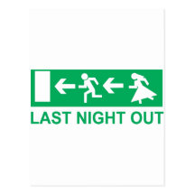 last night out postcard