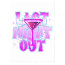 Last Night Out Postcard