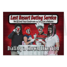 Last Resort Dating Service Card