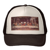 Last Supper by Leonardo da Vinci, Renaissance Art Hat