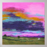 Last Thoughts Decor From Original Painting Poster