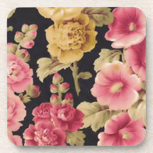 Late 1800s Russian Textile Drink Coaster
