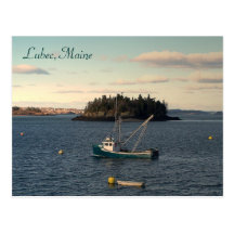 Late Afternoon in Lubec, Maine Postcards