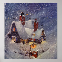 L'atelier de Père Noël au Pôle Nord, réveillon de  Affiches
