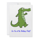 Later Gator Birthday Party Personalized Announcements