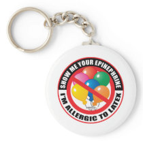 Latex Allergy Keychains
