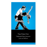 Latin and Ballroom Dance Instructor Business Card
