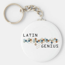 Latin Genius Key Chains