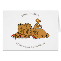 Latin mottos and heraldry cards