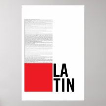 Latin Print