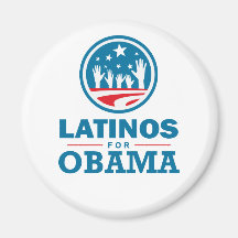 Latinos for Obama Magnet