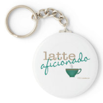 Latte Aficionado Keychain