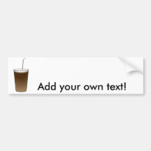 Latte Bumper Stickers