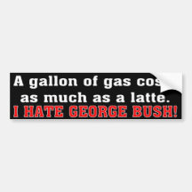 Latte Bush Bumper Stickers