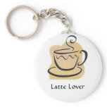 Latte Lover Keychain