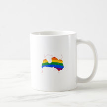 LATVIA GAY PRIDE COFFEE MUG