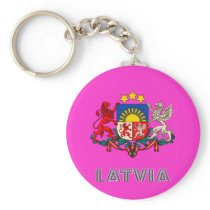 Latvian Emblem Keychain