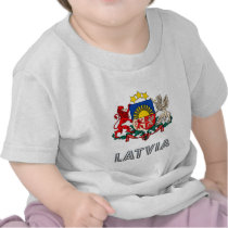 Latvian Emblem Tshirts