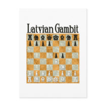 Latvian Gambit Postcard