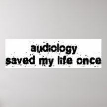 L'audiologie a sauvé ma vie par le passé poster