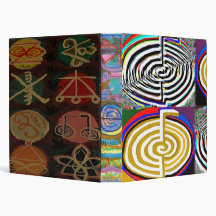 Laugh a lot  - CHO KU RAY  Reiki Symbols 3 Ring Binder