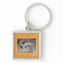 Laugh and the world laughs with you key chains