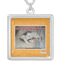 Laugh and the world laughs with you pendant