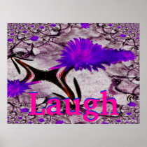 Laugh Blooming Earth Poster-Customize
