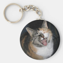 laughing cat key chain