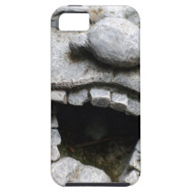 laughing garden gnome of cement iPhone 5 case