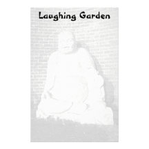 Laughing Garden Personalized Stationery