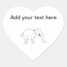 Laughing White Elephant. Sticker