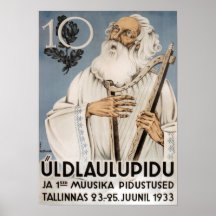 Laulupidu, Vanamuine Poster 1933