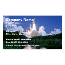 Launch of Space Shuttle Business Cards