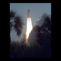 Launch of Space Shuttle Columbia (STS-28) posters