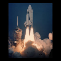 Launch of Space Shuttle Columbia (STS-2) posters