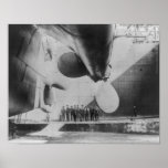 Launch of the Titanic Print