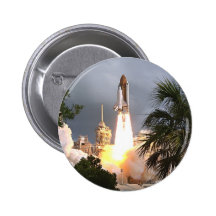launch with palms pinback button