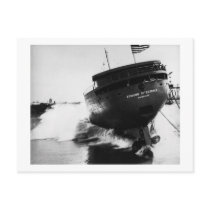 Launching of the Edmund Fitzgerald  6-8-1958 (#2) Post Card