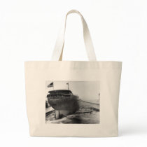 Launching of the Edmund Fitzgerald  6-8-1958 (#4) Canvas Bags