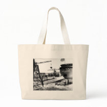 Launching of the Edmund Fitzgerald  6-8-1958 (#5) Canvas Bags