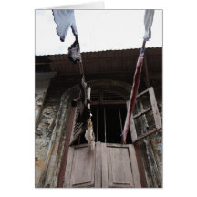 Laundry grey Note Card