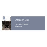 Laundry grey small Business Card