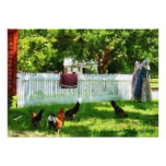 Laundry Hanging on Fence Custom Invitation