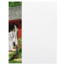 Laundry Hanging on Line Letterhead Design