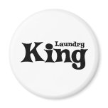 Laundry King Fridge Magnet