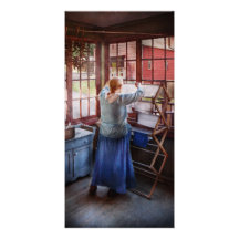 Laundry - Miss Lady Blue Photo Cards