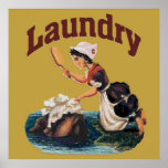 Laundry Room Sign posters